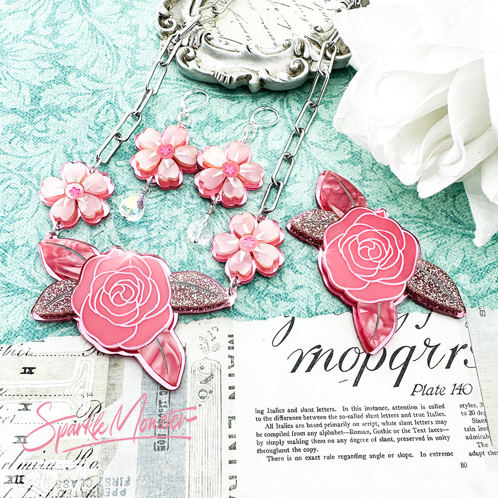 LUCKY LAST Garden of Cressida, Bridgerton inspired necklace
