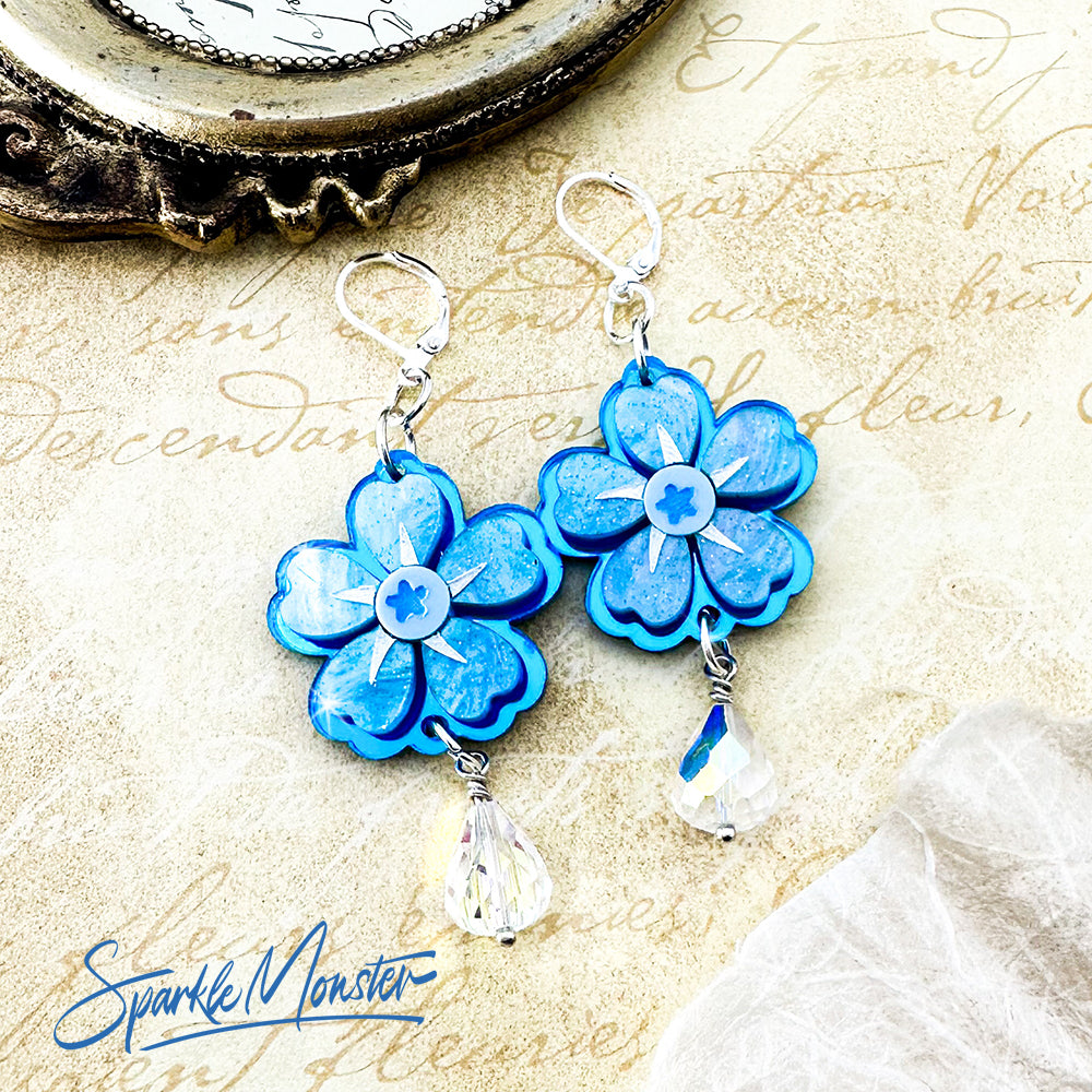 SALE Flowers of Eloise, Bridgerton inspired earrings