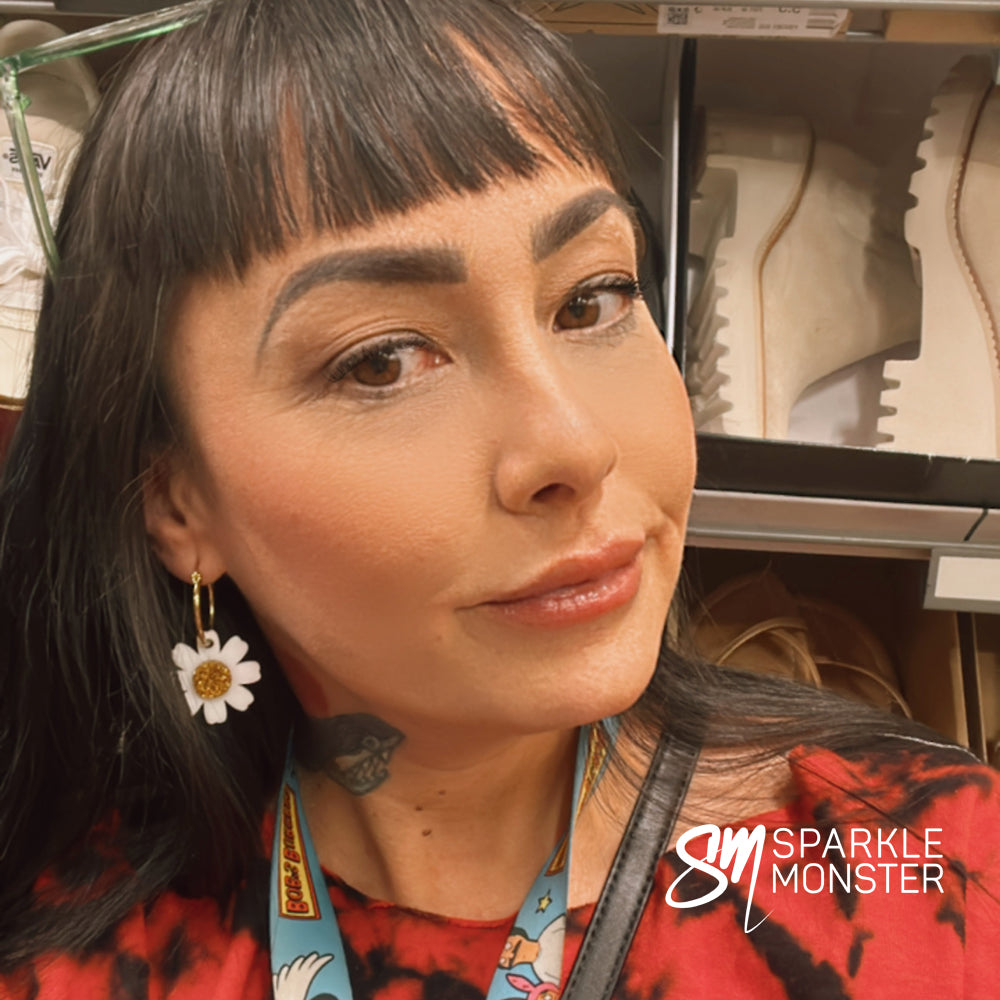 May Flowers charms - specifically for Stainless Steel Monster Hoop Earrings