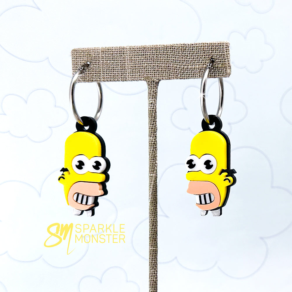 Mr Sparkle charms - specifically for Stainless Steel Monster Hoop Earrings