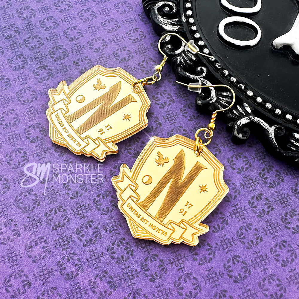 Nevermore Academy, dangle earrings
