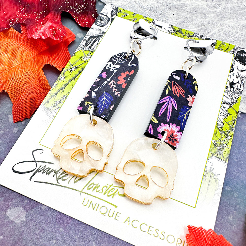 Simply Spooky dangle earrings