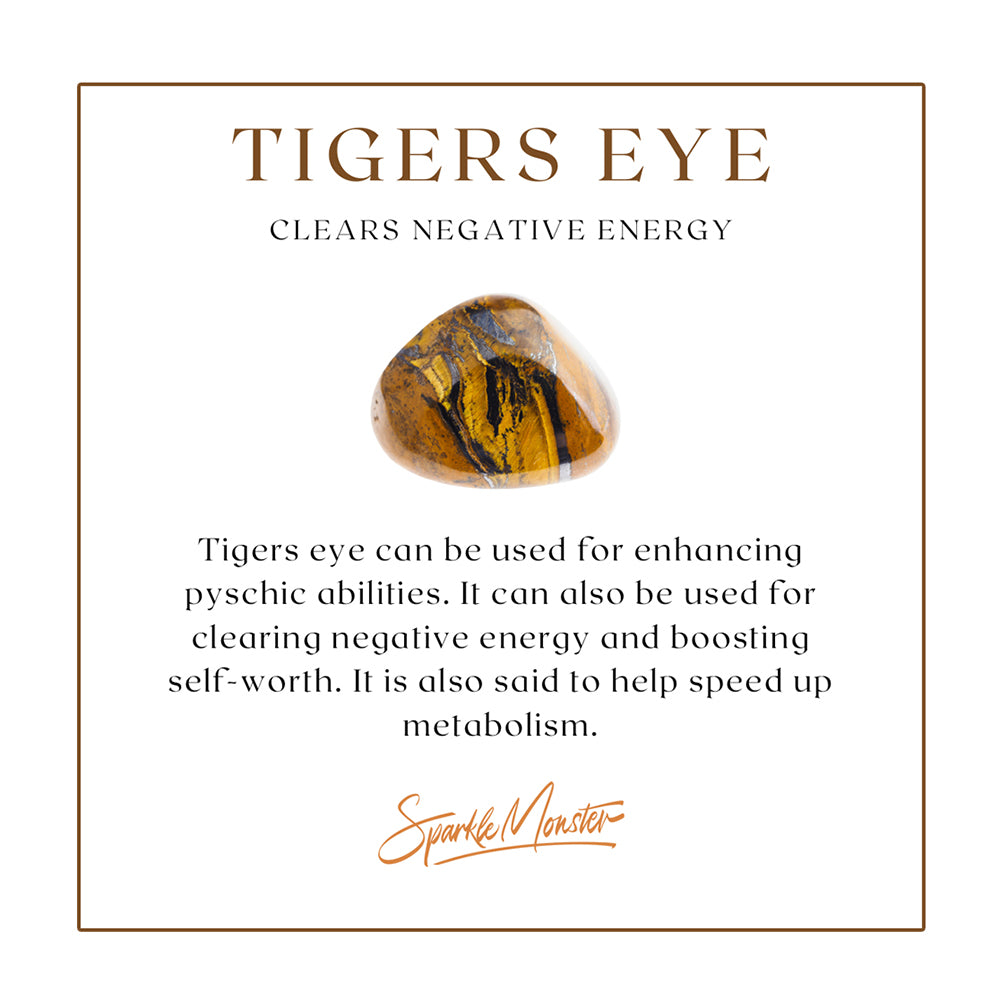 SALE Tiger Eye Moon Pendant, sterling silver necklace