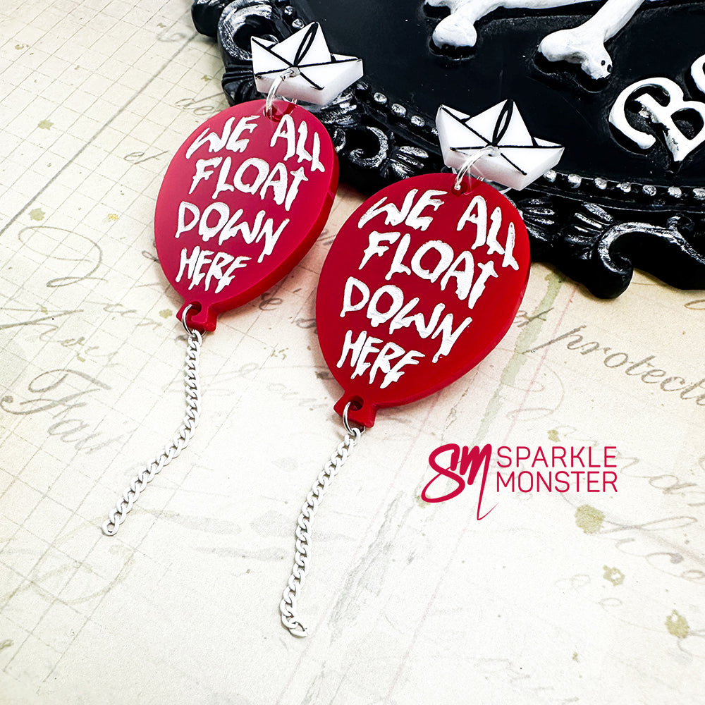 We All Float Here dangle earrings