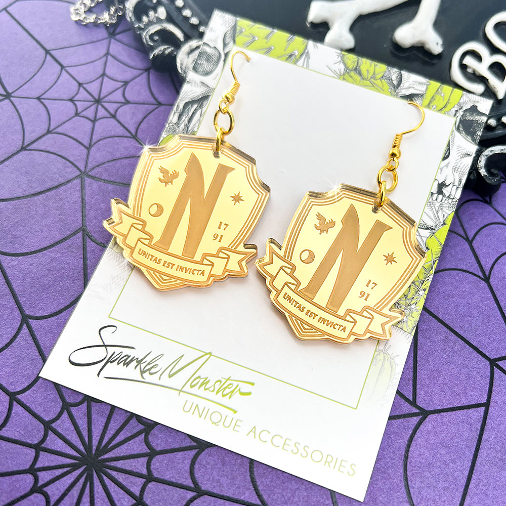 Nevermore Academy, dangle earrings