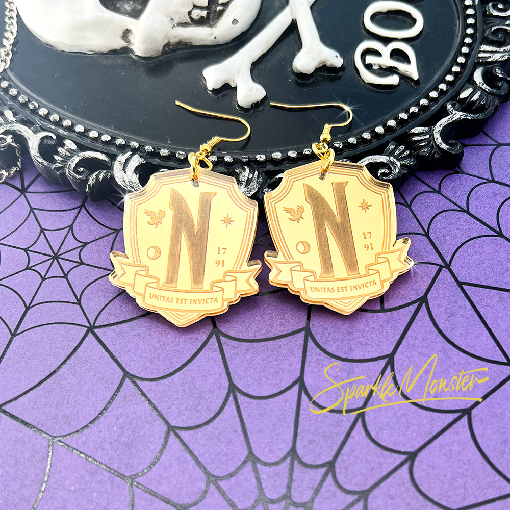 Nevermore Academy, dangle earrings
