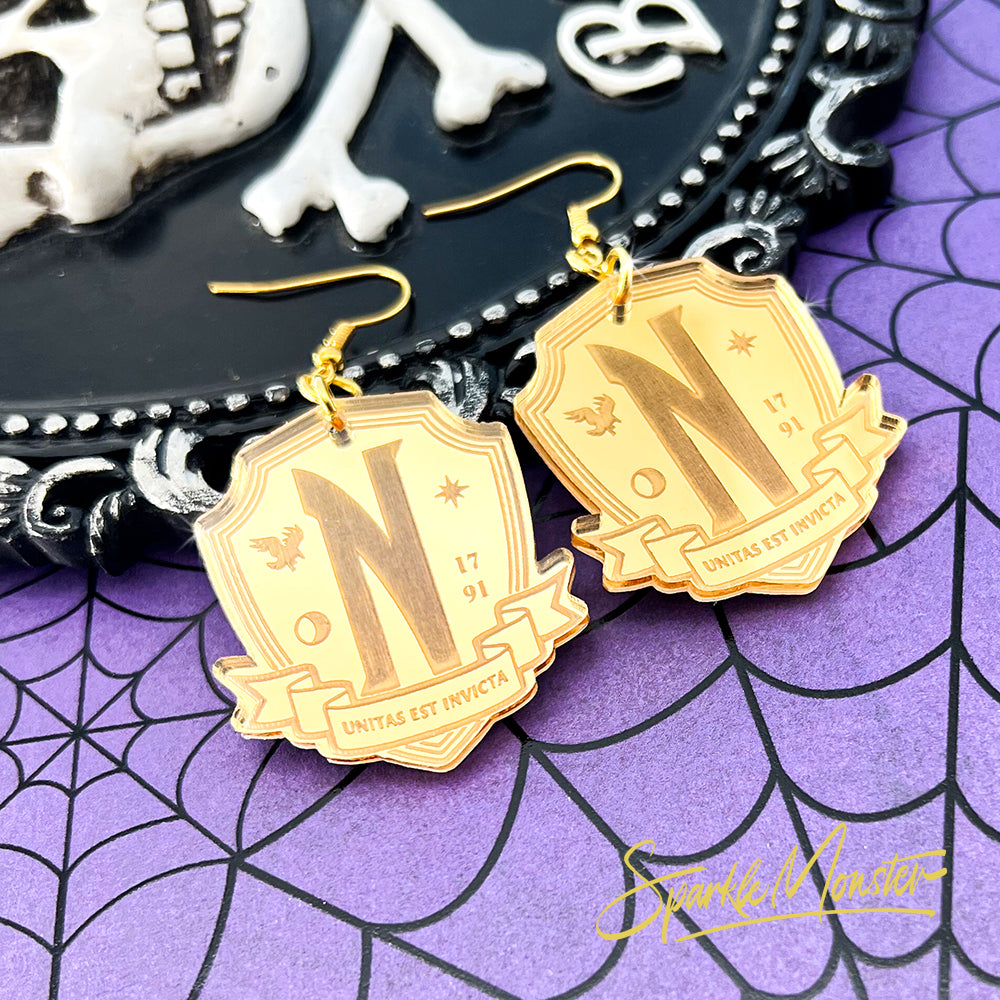 Nevermore Academy, dangle earrings
