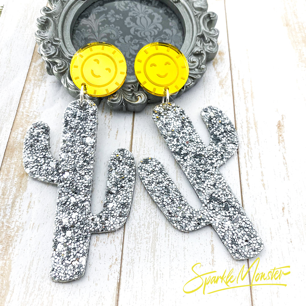 SALE Sunny Days in the Desert, faux leather