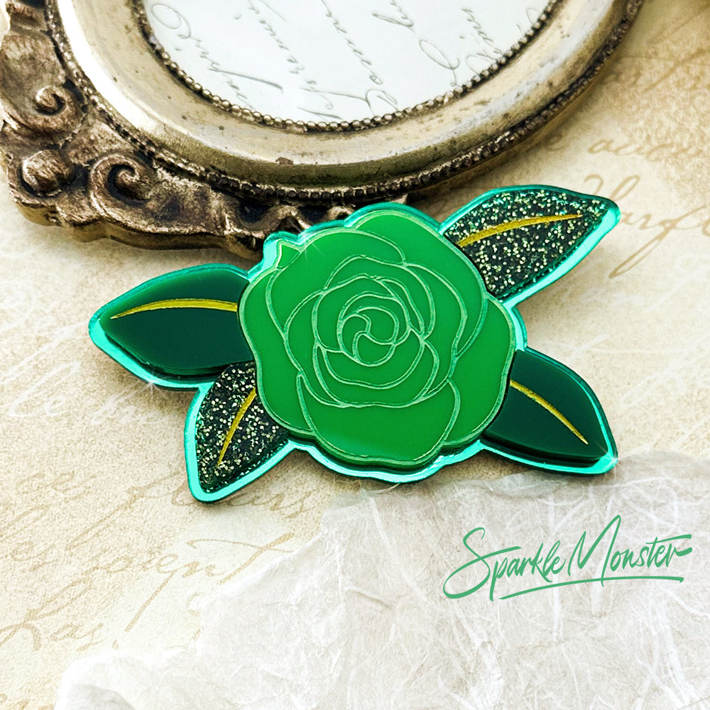 Rose of Penelope, Bridgerton inspired brooch