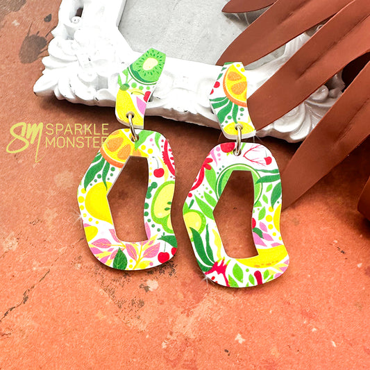 Every Occasion dangle earrings, tutti fruity
