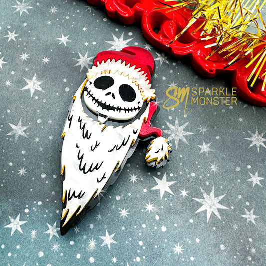 LUCKY LAST Jack as Sandy Claws, magnetic brooch