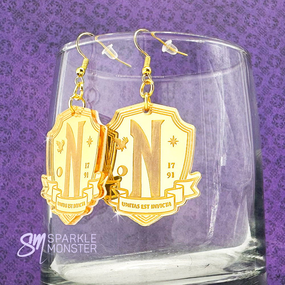 Nevermore Academy, dangle earrings