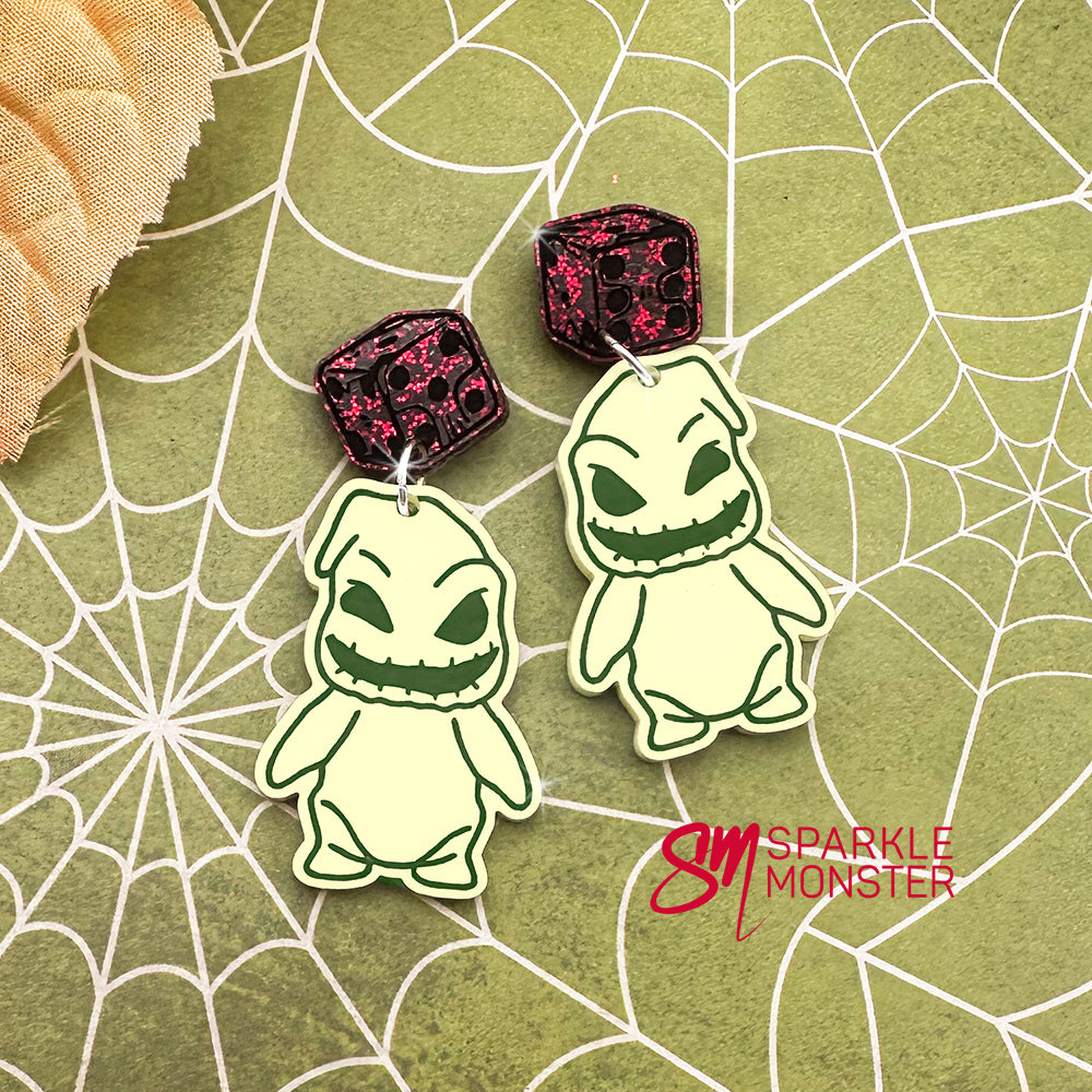 Oogie Boogie dangle earrings