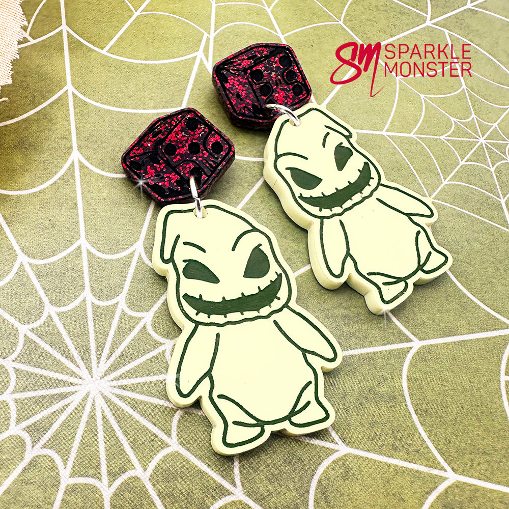 Oogie Boogie dangle earrings