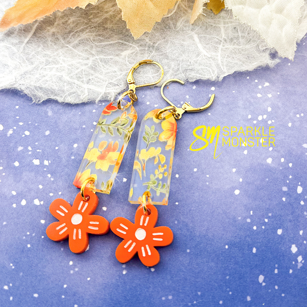 Simply Autumn dangle earrings