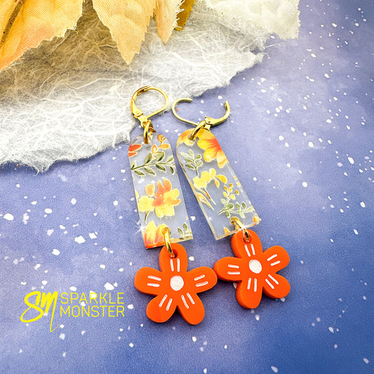 Simply Autumn dangle earrings