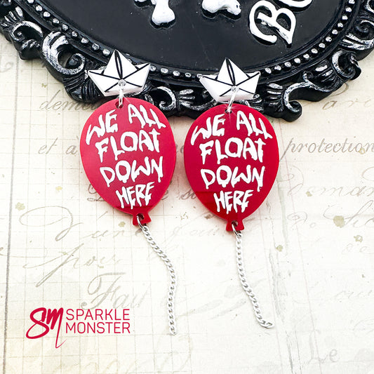 We All Float Here dangle earrings