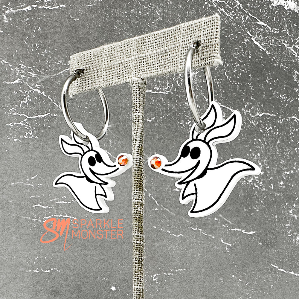 Zero charms - specifically for Stainless Steel Hoop Earrings