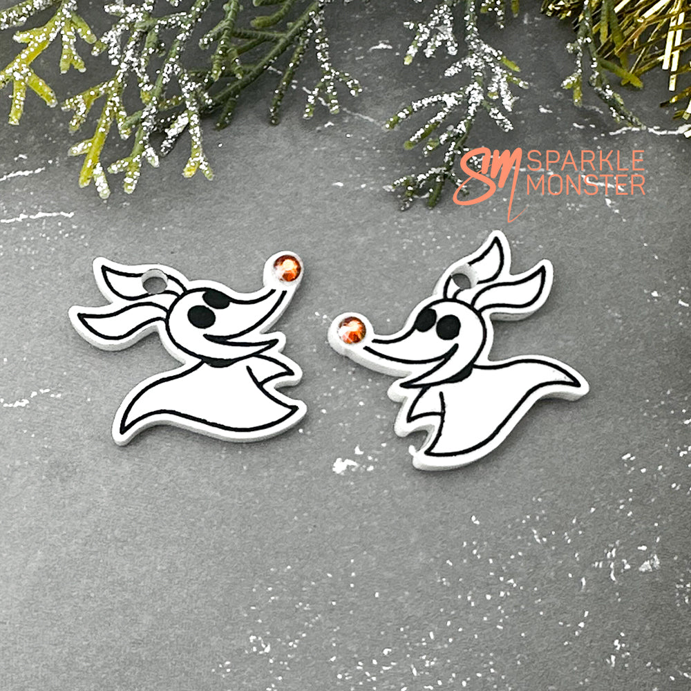 Zero charms - specifically for Stainless Steel Hoop Earrings