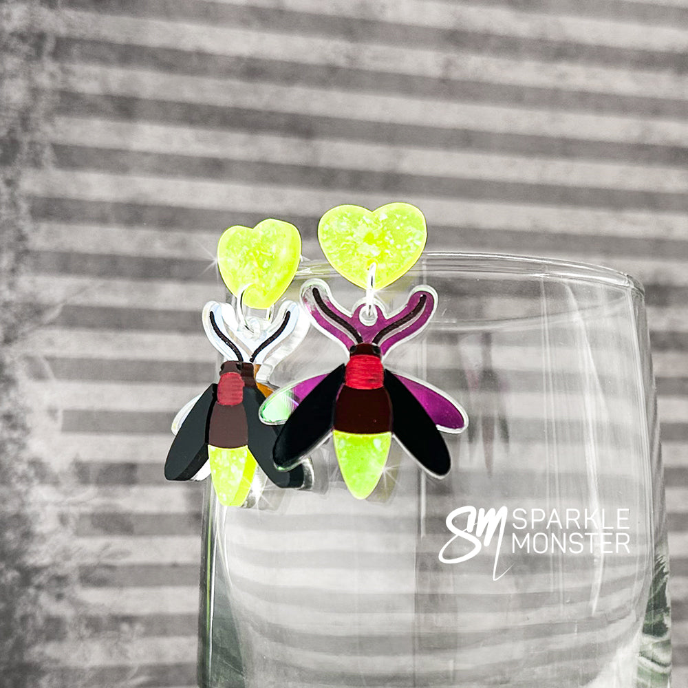 Firefly dangle earrings