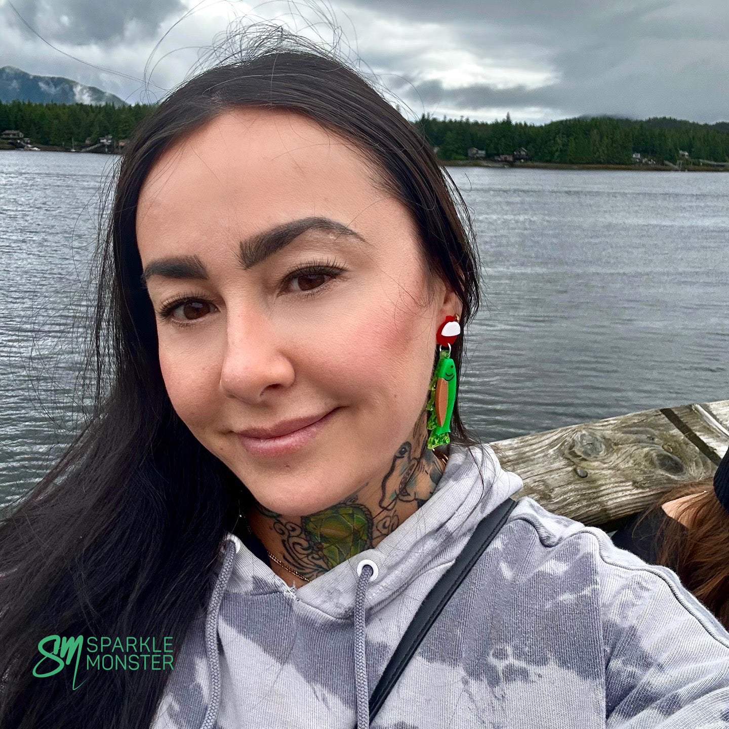 Catch of the Day, fish dangle earrings