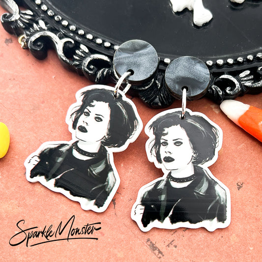 SALE Nancy acrylic dangle earrings