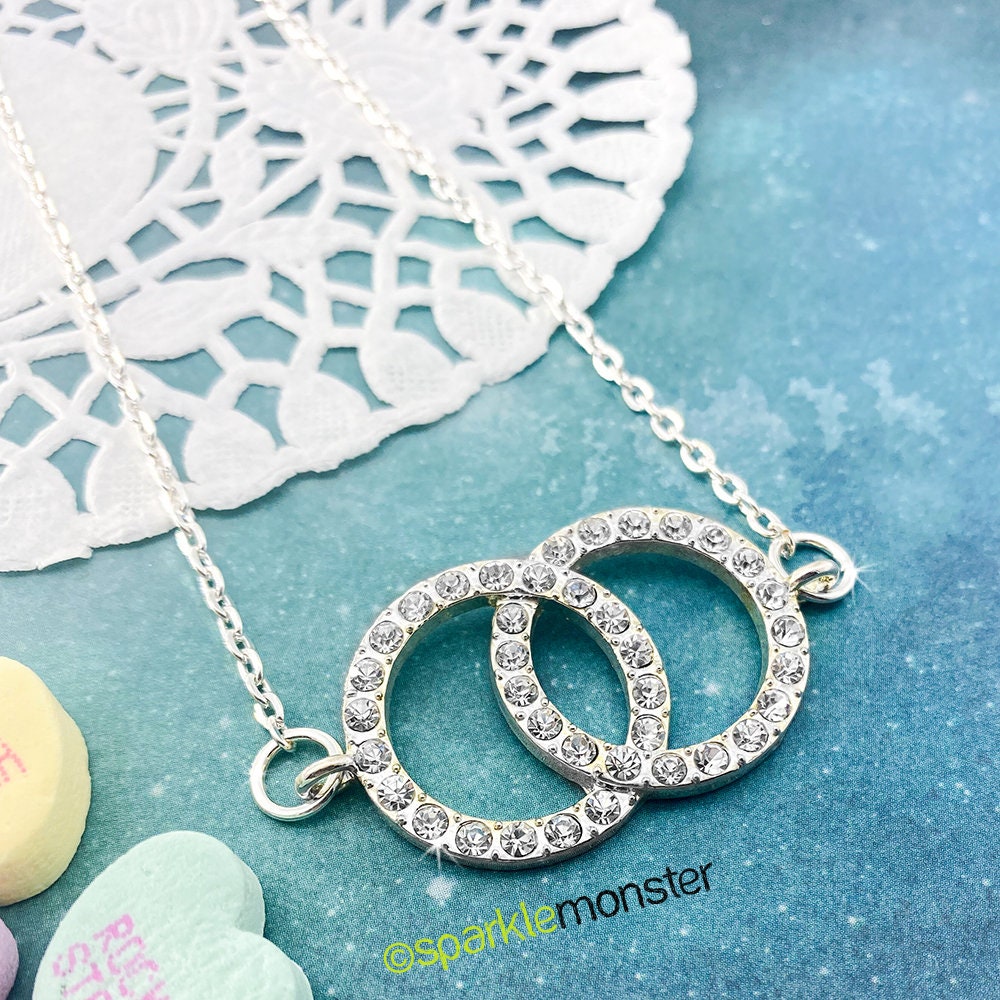SALE I Love You for Infinity, charm necklace