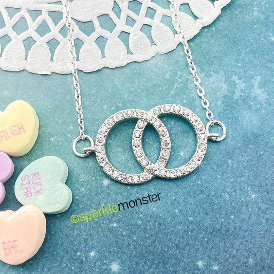 SALE I Love You for Infinity, charm necklace
