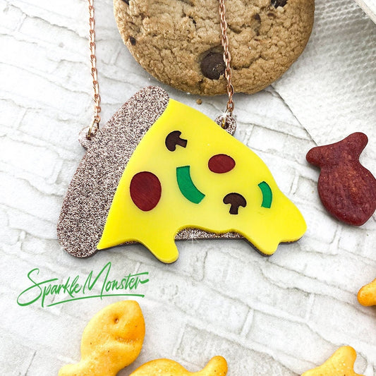 LUCKY LAST Pizza necklace
